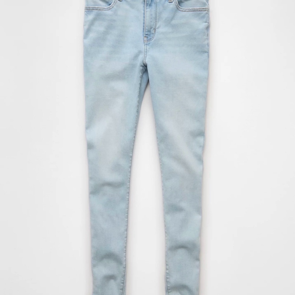 American Eagle Outfitters Light Wash Women’s Skinny Jeans (12 Tall)